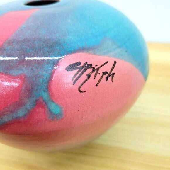 Christopher "Christoph" Heede Arizona Studio Pottery Ruku Jug Vase Vessel - Picture 2 of 16